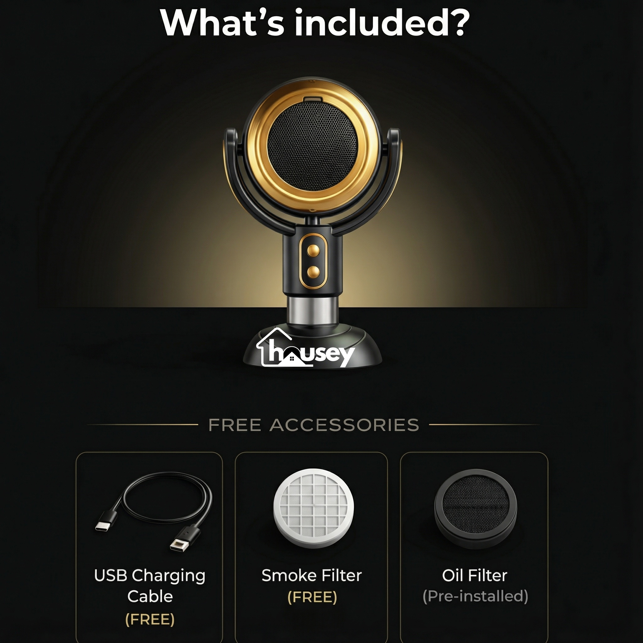 Housey™ Portable Smoke Extractor & Odor Extractor